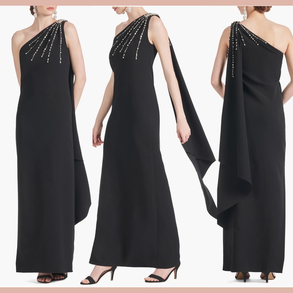 Mother of the Bride NWT SACHIN‎ & BABI [ 12 ]  Gown Black